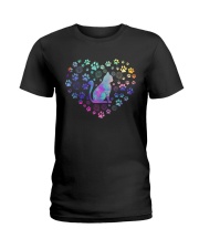 Cat Heart Ladies T-Shirt thumbnail