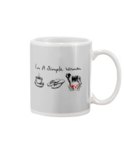 A Simplw Woman Loves Saint Bernard Mug thumbnail