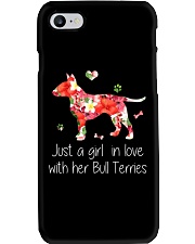 A Girl Love Bull Terrier Phone Case thumbnail