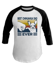Best Chihuahua Dad Baseball Tee tile