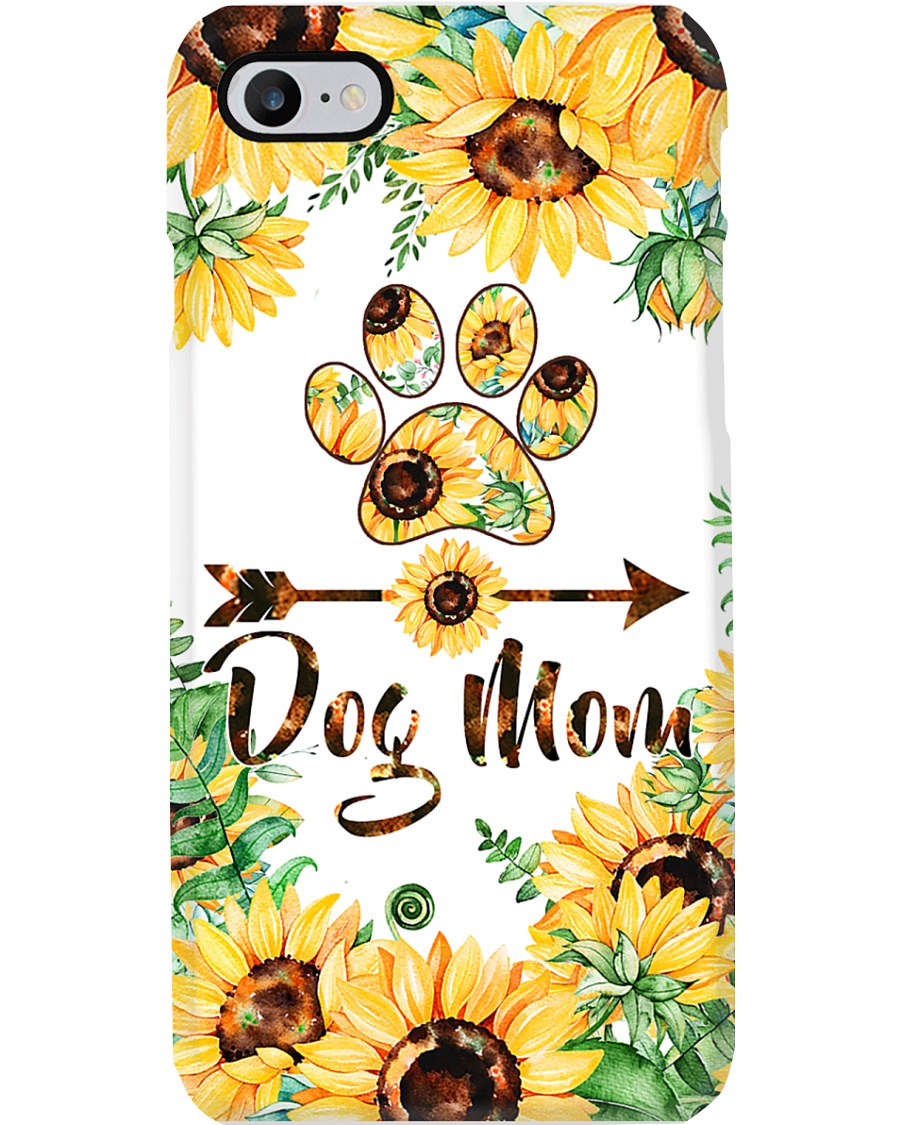 Dog Mom Sunflower Phone Case