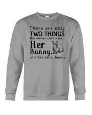 Bunny Two Things Can't Resist Crewneck Sweatshirt thumbnail