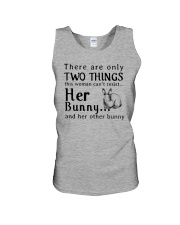 Bunny Two Things Can't Resist Unisex Tank thumbnail