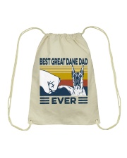 Best Great Dane Dad Drawstring Bag tile