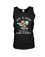 Life Is Good Elephant Makes It Better Unisex Tank thumbnail