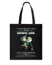 Wolf In Your Darknest Hour Tote Bag thumbnail