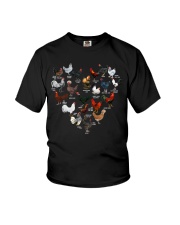 CHICKEN BREEDS OF CHICKEN Youth T-Shirt tile