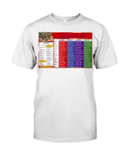 tarot cheat sheet pt lqt-dqh Classic T-Shirt tile