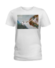 Hedgehog Renaissance Art 2 PDN-dqh Ladies T-Shirt tile