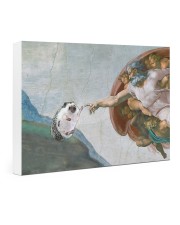 Hedgehog Renaissance Art 2 PDN-dqh 24x16 Gallery Wrapped Canvas Prints front