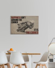 Motorcycle The Corner PDN-dqh 24x16 Gallery Wrapped Canvas Prints aos-canvas-pgw-24x16-lifestyle-front-20