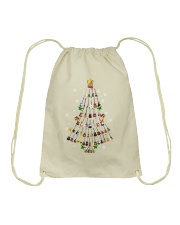 Guitar Xmas tree dvhh nna Drawstring Bag tile