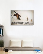 Skiing Hiking The Mountain Is Calling PDN ngt 24x16 Gallery Wrapped Canvas Prints aos-canvas-pgw-24x16-lifestyle-front-22
