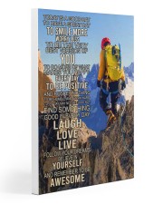Mountaineering good day to be a great dvhh-dqh Gallery Wrapped Canvas Prints tile