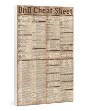 DnD-Cheat-Sheet-pt-lqt-nna- 24x36 Gallery Wrapped Canvas Prints front