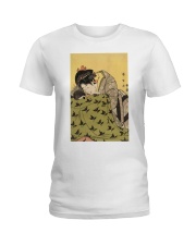Hedgehog Japan Art 2 PDN-dqh Ladies T-Shirt tile