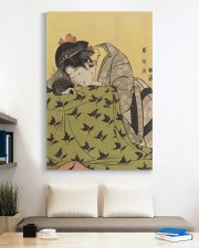 Hedgehog Japan Art 2 PDN-dqh 24x36 Gallery Wrapped Canvas Prints aos-canvas-pgw-24x36-lifestyle-front-21