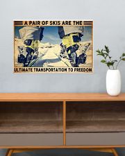 skiing shoes ultimate transportation pt phq 24x16 Poster poster-landscape-24x16-lifestyle-25