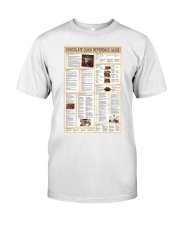 chocolate-quick-reference-guide pt lqt-pml Classic T-Shirt tile