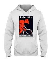 ride bike hail satan pt phq ngt Hooded Sweatshirt tile