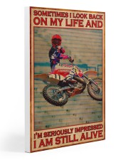 Yamah-Motorcross-look-back-on-my-life-pt-dvhh-nna Gallery Wrapped Canvas Prints tile