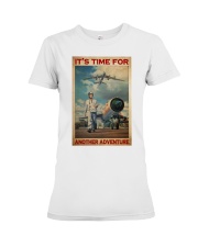 Pilot time for another adventure poster ttb-NTH Premium Fit Ladies Tee tile