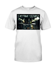 drummer destroy silence pt lqt ngt Premium Fit Mens Tee tile