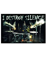 drummer destroy silence pt lqt ngt Horizontal Poster tile
