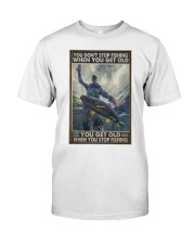Flyfishing get old pt dvhh ngt Premium Fit Mens Tee tile