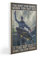 Flyfishing get old pt dvhh ngt Gallery Wrapped Canvas Prints tile