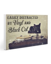 Music-Vinyl-Black-Cat-Distracted-PDN-nna Gallery Wrapped Canvas Prints tile