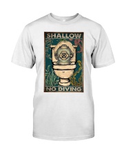 no diving toilet poster ttb ngt Classic T-Shirt tile