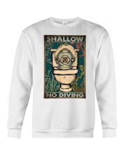 no diving toilet poster ttb ngt Crewneck Sweatshirt tile