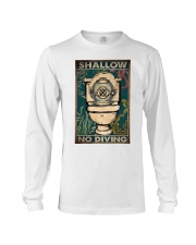 no diving toilet poster ttb ngt Long Sleeve Tee tile