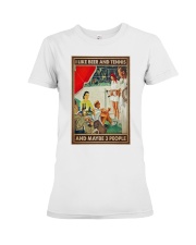 tennis beer 3 people pt lqt-pml Premium Fit Ladies Tee tile