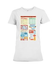 the ultimate kitchen cheat sheet ttb-pml Premium Fit Ladies Tee tile