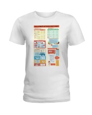 the ultimate kitchen cheat sheet ttb-pml Ladies T-Shirt tile