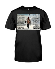 skiing today is the good day pt mttn-dqh Classic T-Shirt tile