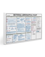 Pilot Sectional Aeronautical Chart PDN-ntv Gallery Wrapped Canvas Prints tile