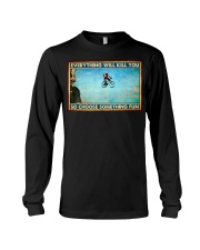 Mountain biking slacklining choose fun mttn nna Long Sleeve Tee tile