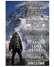 Mountaineering today is a good day verti-dvhh-pml1 16x24 Poster front