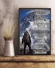 Mountaineering today is a good day verti-dvhh-pml1 16x24 Poster lifestyle-poster-3