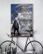 Mountaineering today is a good day verti-dvhh-pml1 16x24 Poster lifestyle-poster-7