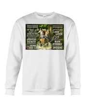 Nurse doctor border collie today good day ttb-ngt Crewneck Sweatshirt tile