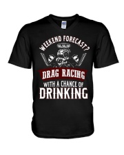 Drag drink dvhd-ntv V-Neck T-Shirt tile