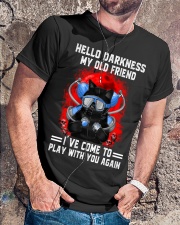 Black cat diving hello darkness mttn-nth Classic T-Shirt lifestyle-mens-crewneck-front-4