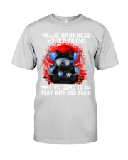 Black cat diving hello darkness mttn-nth Premium Fit Mens Tee tile