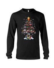 Tractor christmas tree cas dvhd Long Sleeve Tee tile