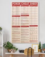 poker cheat sheet pt lqt-dqh 24x36 Gallery Wrapped Canvas Prints aos-canvas-pgw-24x36-lifestyle-front-18