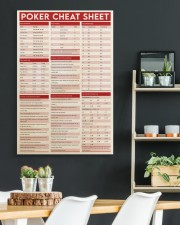 poker cheat sheet pt lqt-dqh 24x36 Gallery Wrapped Canvas Prints aos-canvas-pgw-24x36-lifestyle-front-19